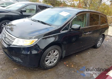 2013 Honda Odyssey Ex-L из США, поврежденный, VIN 5FNRL5H60DB064132